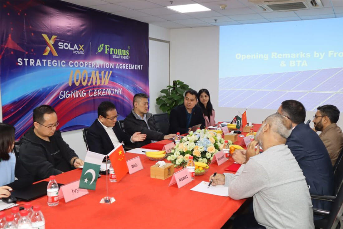 SolaX Signed a 100MW Strategic Cooperation Agreement with Fronus SolaX Signed a 100MW Strategic Cooperation Agreement with Fronus