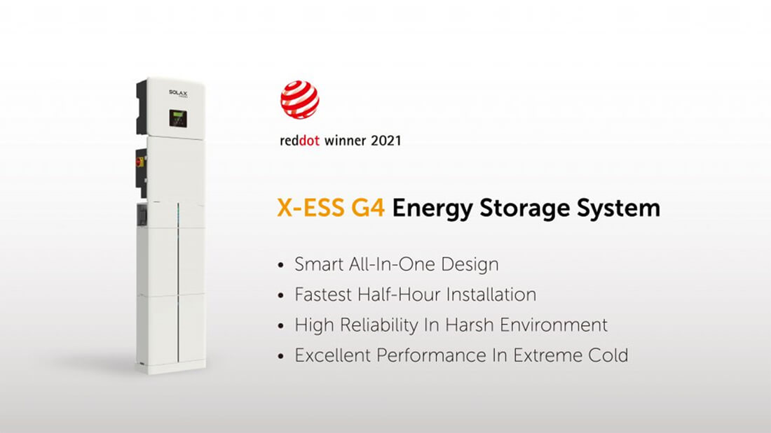 SolaX Won Red Dot Award 2021 For Its Breakthrough X-ESS G4 SolaX Won Red Dot Award 2021 For Its Breakthrough X-ESS G4